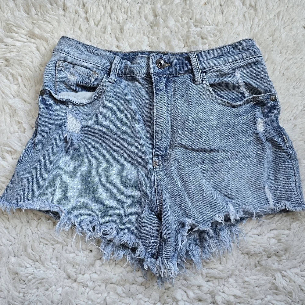 Rewash Denim Distressed Shorts
